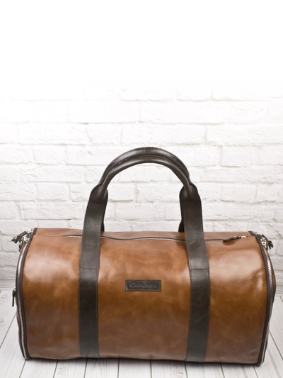 Кожаный портплед / дорожная сумка Torino Premium 
cog/brown (арт. 4037-03)