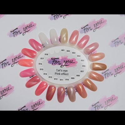 Гель-лак FOR YOU Cat's eye PINK № 003