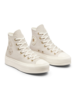 Кеды Converse Lift Golden Elements высокие белые A02205c фото 2
