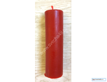 Свеча красная цилиндр (9-12 ч. горения).