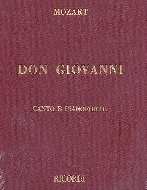 Mozart. Don Giovanni Klavierauszug (it) gebunden