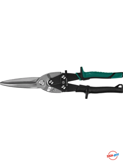 Ножницы по металлу прямые удлиненные KRAFTOOL Alligator 290мм, Cr-Mo 2328-SL