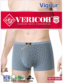 Трусы боксеры хлопок с бамбуком Vericoh № V1 9806 BT