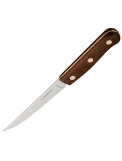 Нож для стейка 21,5 см, нержавеющая сталь, дерево