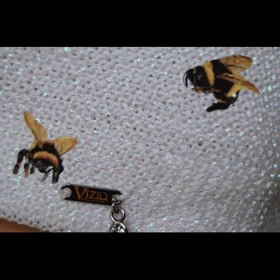 Летний берет женский с пчелами Vizio Италия 6332