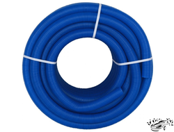 Шланг синий гофрированный для пылесосов, D=38, бухта 30м