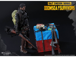 Ящик деревянный красный с ремнями 1/6 (FS-73012) - FLAGSET