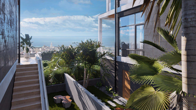 Новый проект больших вилл с индивидуальными бассейнами и шикарным видом на Батуми, море и горы.  2