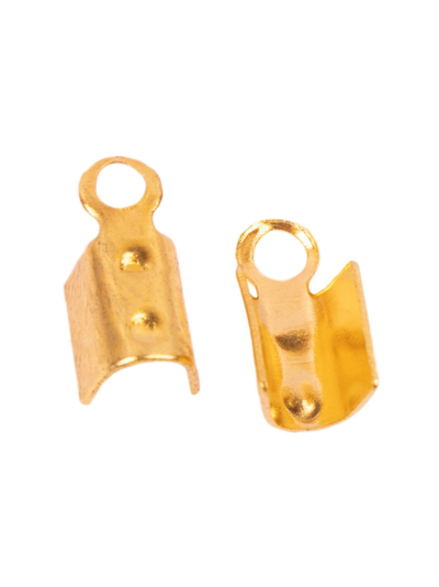 Зажим для узла 4х2х2 мм "Zlatka" цвет золото