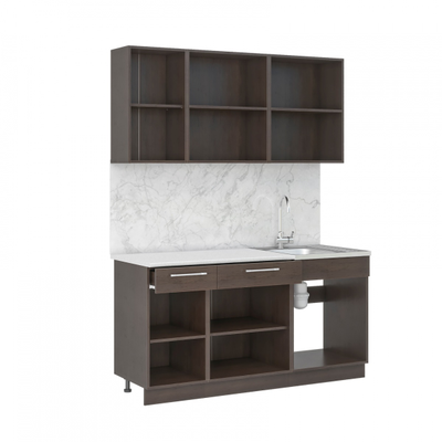 Кухня Маша 1,6 Венге/Крафт белый (ИЦ)