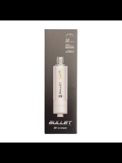 Уличная точка доступа WiFi Ubiquiti Bullet M2 HP (2.4 ГГц, 600 мВт) с питанием POE, без антенны, без БП.