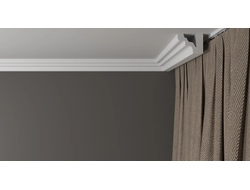 Потолочный плинтус DECOR-DIZAYN DD39, из дюрополимера, под покраску, ударопрочный