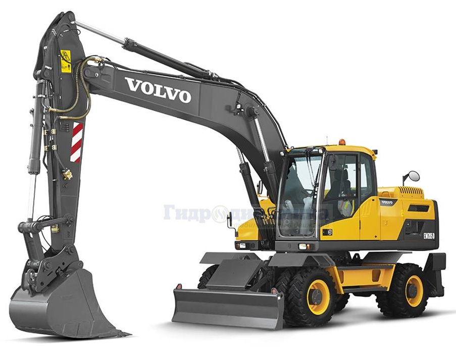 Экскаватор Volvo EW205D с ремкомплектом