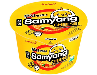 Samyang оптом - Лапша Samyang Cheese Big Bowl со вкусом сыра 105 гр (16 шт)