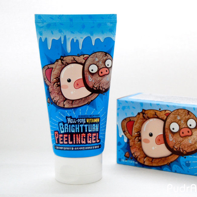 ELIZAVECCA Пилинг-скатка гель для лица очищающий витаминный Hell Pore Vitamin Brightturn Peeling Gel