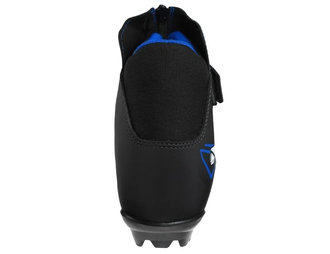 Ботинки лыжные TREK Blazzer Control 3 NNN ИК, черные, лого синий, размеры 37/39/40/41/42/43/44/45