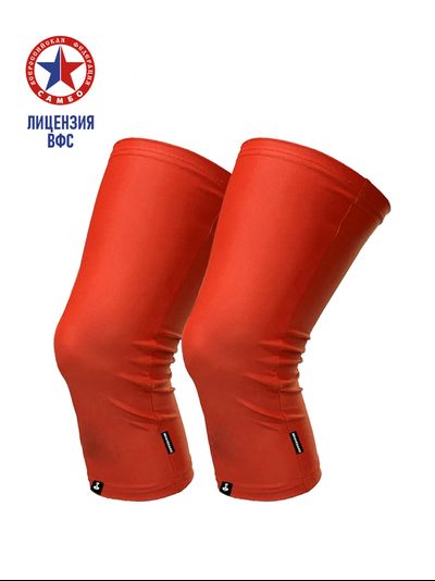 Суппорт колена для самбо ВФС Bravegard Ascend красный