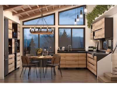 Угловая кухня Берген (2,6*2,0) модульная можно заказать по своим размерам