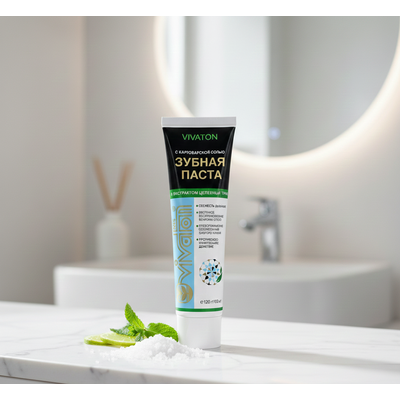 Зубная Паста "Виватон" с Карловарской Солью (100 мл)