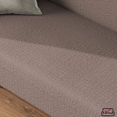 Чехол на 3х местный диван Мини Каре Капучино-Бюджет.  Россия