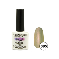 Гель-лак FOR YOU № 385 персиковый жемчуг