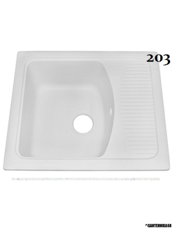 Кухонная мойка из мрамора Fosto Фосто КМ 58-50