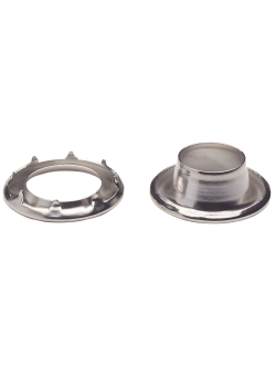 Люверс Bainbridge D003N Ø8.4мм размер 0 из никелированной латуни