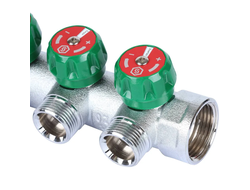 Коллектор регулирующий STOUT 1", 3 отвода 3/4" ЕК (Арт. SMB-6850-013403)