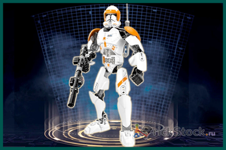 # 75108 Сборная Фигура «Клон–Коммандер Коди» / “Clone Commander Cody” Buildable Action Figure