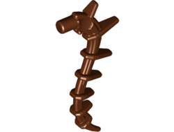 Plant Vine Seaweed / Appendage Spiked / Bionicle Spine, Reddish Brown (55236 / 4294149 / 6270052)