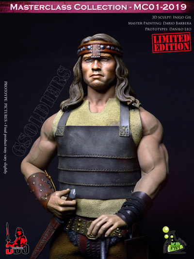 Конан-варвар, Шварценеггер Коллекционная ФИГУРКА 1/6 scale Conan the Barbarian MC01 Kaustic Plastik