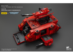 Хищник-Аннигилятор Кровавых Ангелов (Warhammer 40k) - КОЛЛЕКЦИОННАЯ ФИГУРКА 1/18 Blood Angels Predator Annihilator with Twin Lascannons (JT01499) - JOYTOY