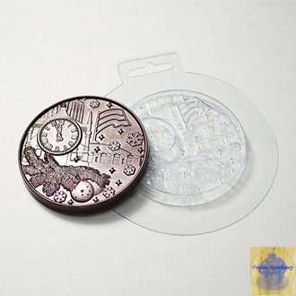 Форма пластиковая "Медаль новогодняя 1"