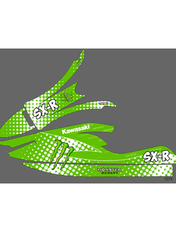 Наклейки на Гидроцикл kawasaki JET SX-R 800 #1274