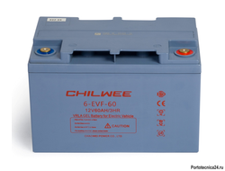 Аккумуляторная батарея Chilwee 6-EVF-60 (12В-66А\ч С5) 262х165х169 д.ш.в.