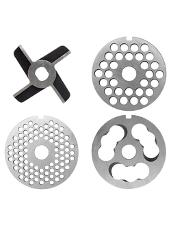 Комплект ножей и решеток для мелкого измельчения к мясорубке МИМ 300, МИМ 300М, МИМ 350