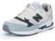 New Balance 530 (Белые с салатовым) сбоку
