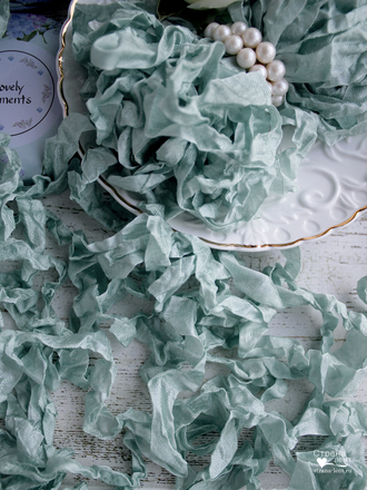 Шебби-лента Нежный скарабей (Россия), 2 метра