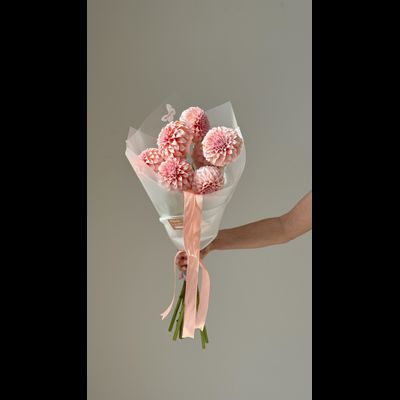 Букет цветов моно № 557