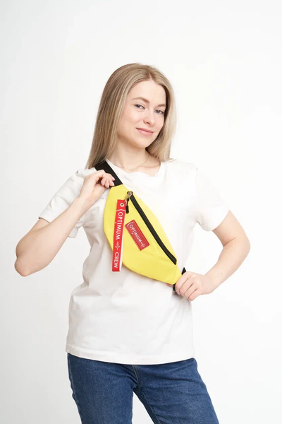 Сумка на пояс Optimum Mini RL, желтая