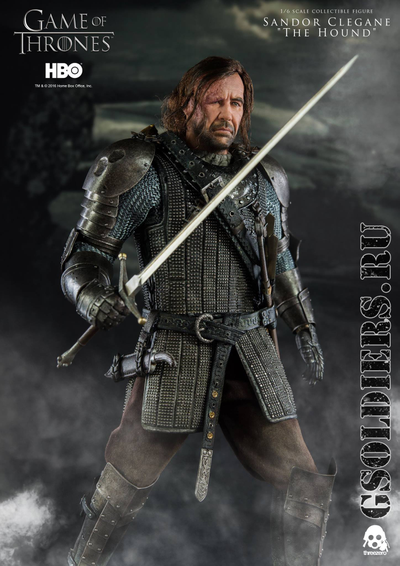 Купить коллекционную фигурку Сандора Клигана (Sandor Clegane), Игра Престолов (Game of Thrones) 1/6