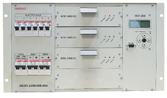 ИБЭП-220/48B-80A-3/4(1000)-6U-LAN Форпост