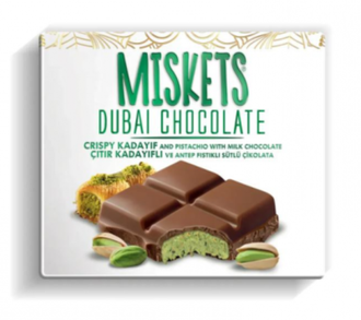 Дубайский шоколад Miskets (Турция), 100 гр