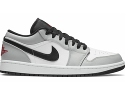 Nike Air Jordan 1 Low Light Smoke Grey (Экокожа) фото