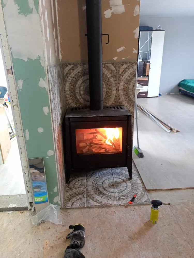 Печь-камин БАВАРИЯ 12 (Экокамин)