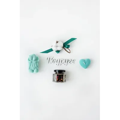 Подарочный набор "Подруге" бирюза