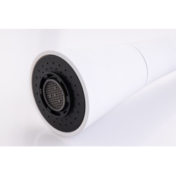 Смеситель Sanday 568804-06 белый излив №66