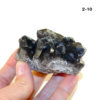 Раухтопаз натуральный (друза) Казахстан №2-10: 116г - 68*48*38мм