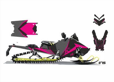 Polaris Axys Pro RMK 2016 2017 2018 2019 поларис аксис про рмк наклейки на снегоход