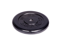 Диск обрезиненный черный 26 мм MB BARBELL 10 кг в Воронеже